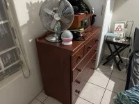 Double bed, Fridge, Washing Machine, Couch, Desk, Large Dresser, Desk,...