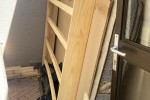 Queen Pine Bed + Mattress Bed disassembled, Office Table Table Disass...