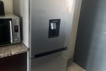 Queen Size Slay Bed and Mattress, 3 Seater Couch, Fridge, Ottoman, Sin...