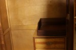 Double bed - large base and head piece, Bed side table, Mirror set wit...