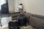 2 Double beds, 2 Fridges, Table, Office chair, Couch, Washing machine