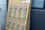 2 Bookshelves 2 x 1.5 m, 1 storage cabinet 2 x 1 m, outdoor umbrella a...