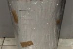 Queen size bed, 2piece cardboard, 2 doors wardrobe, Top freezer fridge...