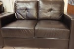 Queen size bed and matrass, 2 seater couch (2), 1 seater couch, Wooden...