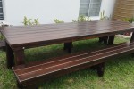 3m picnic table and seats