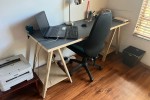 Double bed, Table, Heater, 9kg Gas