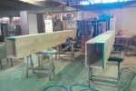 Two Hollow Wooden Beams 4M Long