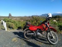 Motorcycle Honda CTX200 Bushlander