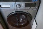 1x fridge, 1x 2 seat couch, 1 x round glass table. 2x chairs, 1 x glas...