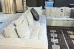 Modular sofa, 3 corner pieces, 2 armless, 1 ottoman