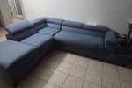 Double bed, Headboard, Bedside tables, Computer table, L couch, Tv sta...