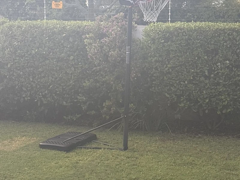 Pizza oven, Basketball hoop