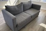 L-couch, 3 seater couch, ottoman