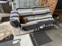 King size bed, Desk, 3 seater couch, 2 seater couch