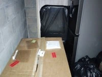 1 x 3/4 bed base & mattress, 1 x HISENSE 222L BOTTOM FRDGE, 1 x Hazlo ...