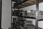 Workshop car spares, tools, shelving