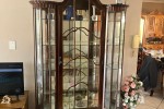 Glass display cabinet