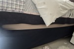 Extra length king bed, mattress, head bord, base split in 2, 2 x Bed s...