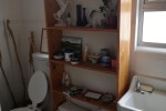 3 seater couch, Wooden chest, Small bookshelf, Medium bookshelf, Chair...