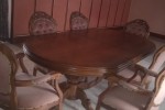 Dining table and one display cupboard (2)