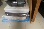 3x single mattress, 1x 3/4 mattress, 1x single bed dismantled, 1x braa...