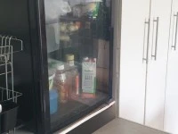 Double bed, Single bed, 2 Wingback chairs, Bar fridge, Small chest fre...
