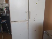 Double side by side door Fridge, roughly 1.8m high, washing machine 8k...