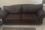 Queen size mattress and base, Lounge suite 3 seater and 2 seater, 2 si...