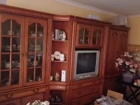 4 piece wooden wall unit (4)