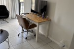 Furniture: 3 chairs, 1 desk, 1 coffee table, one desk (6)