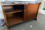 Office desk x2, Conference table, Office chairs x10, Wooden desk drawe...