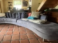 Big curved couch