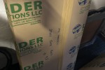 2 Bookshelves 2 x 1.5 m, 1 storage cabinet 2 x 1 m, outdoor umbrella a...