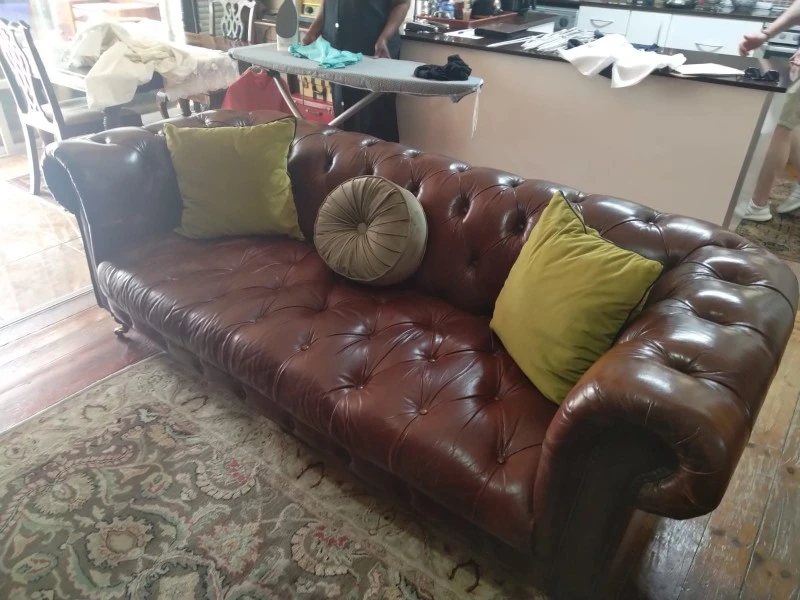3 seater couch, 3 seater couch, 2 x single seater chairs, Small single...