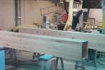 Two Hollow Wooden Beams 4M Long