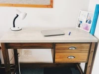 Dressing table, Study desk, Chair, Box with clothes, Box with books