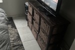Queen Size Bed, Double Door Fridge, Washing Machine, 2 Bed side Tables...