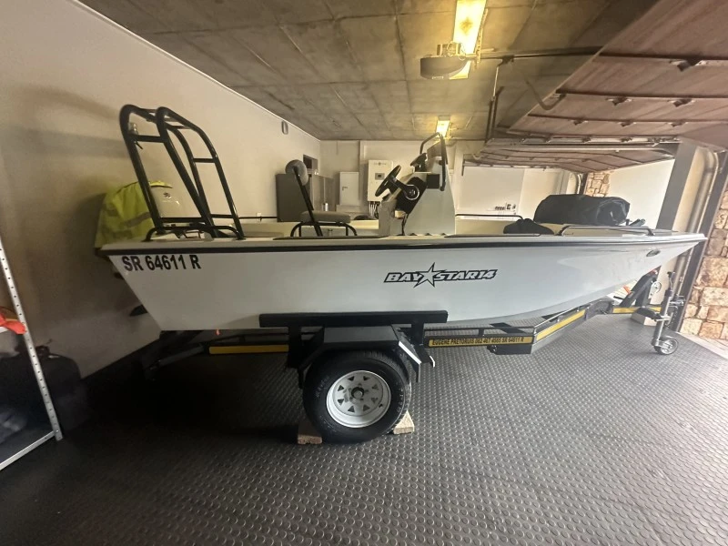 4.9m fishing boat on trailer