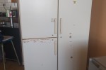 Double side by side door Fridge, roughly 1.8m high, washing machine 8k...