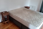 Bookshelf 1.7 x 800, Queen bed and base, 5 drawer chest of drawers 800...