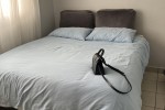 Double Bed, Tv stand, Single door fridge, Washing machine, 2 seater so...