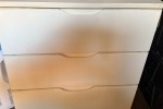 Double seater reclining couch, Single bottom freezer fridge, 3 drawer ...