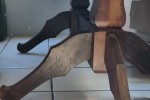 Diningroom table, diningroom chairs (9)