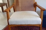 Queen base and mattress set, Queen headboard, 2 bedside pedestals, 1 m...