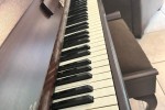 Kemble upright piano. Wood with steel inner