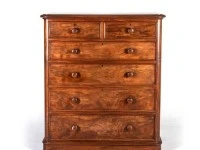 Chest of drawers, 137cm high, 118cm wide, 58cm deep