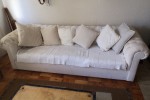 3 seater couch, Wooden chest, Small bookshelf, Medium bookshelf, Chair...
