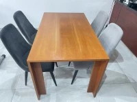 Double bed, 4 seater dining table, 570L fridge, Indoor cycle, 4 boxes