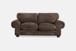 Two seater leather couch