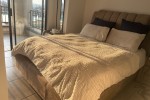 Queen size bed, 2 pedestals, 3seater couch, 2 chairs, tv